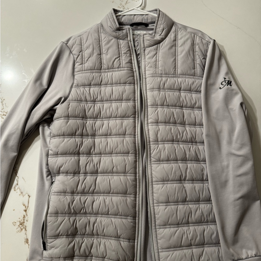 Straight down puffer golf jacket